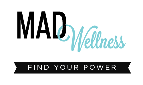 Mad Wellness branding and logo design by Kayleen Cohen.