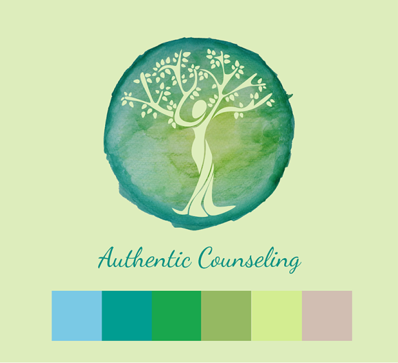 Authentic Counseling Logo by Kayleen Cohen